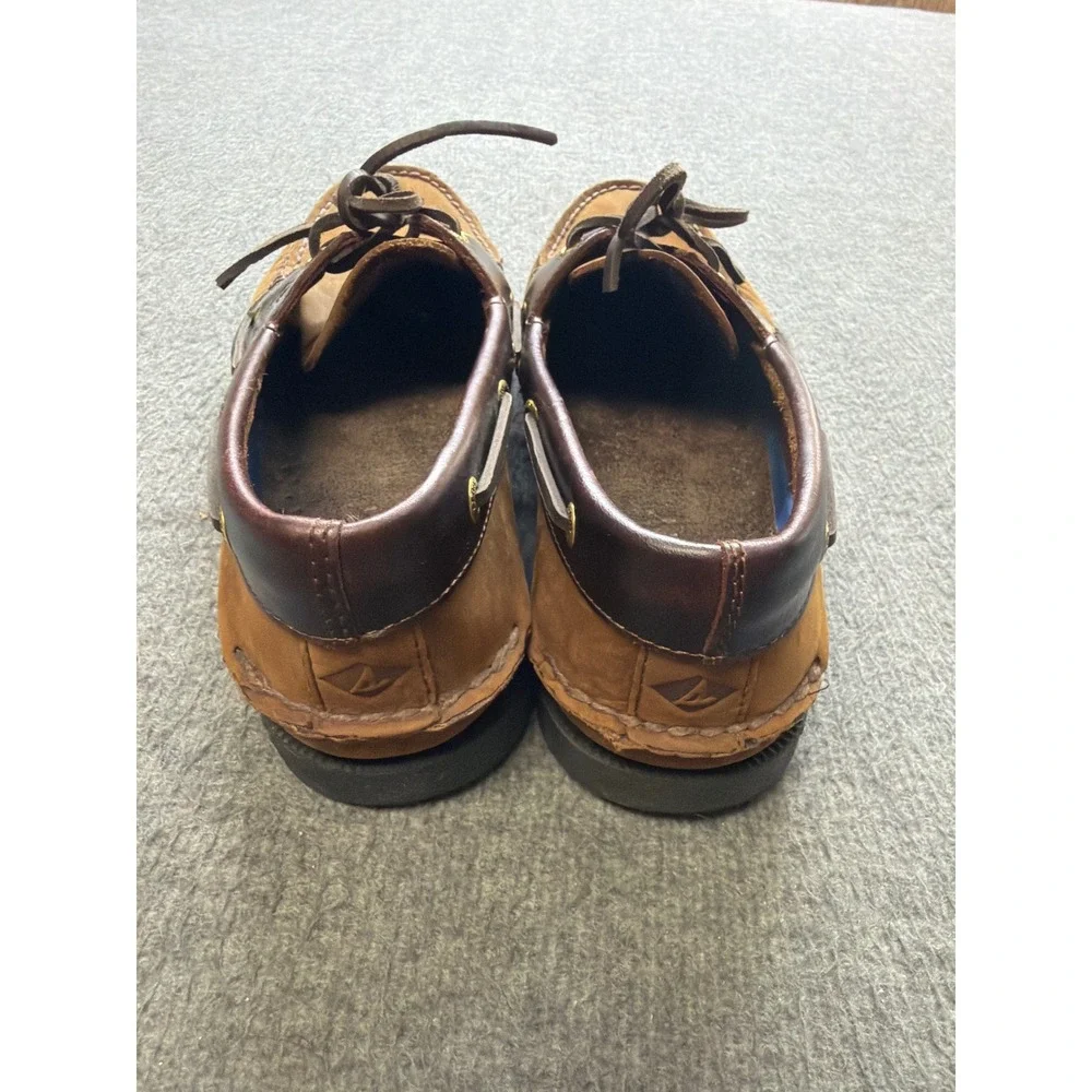 Sperry Top-Sider Mens Authentic Original 2-Eye Boat Shoes Tan Brown 9M
